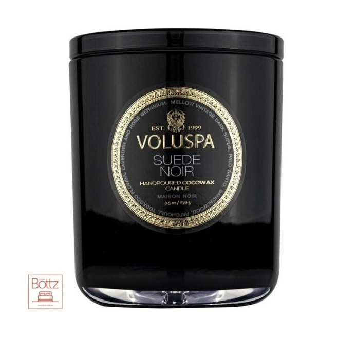 Bougie Voluspa - Suède Noir