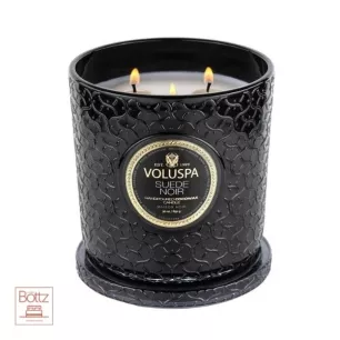 Bougie Voluspa - Suède Noir