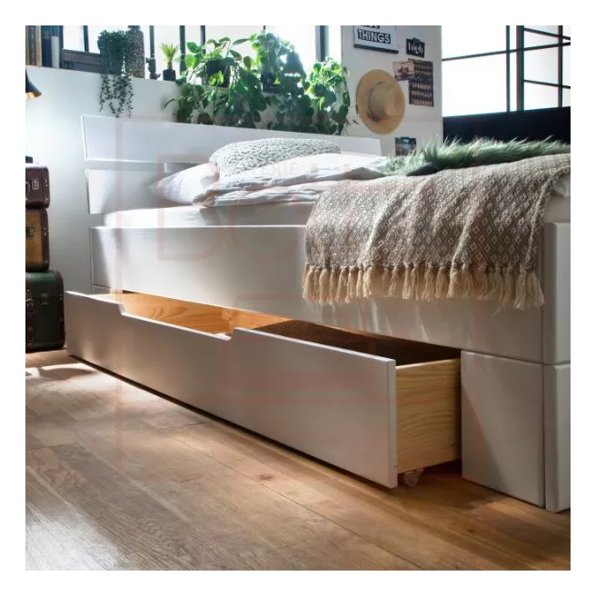 Cadre de lit Progress avec tiroirs