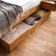 Cadre de lit Zen chêne avec tiroir
