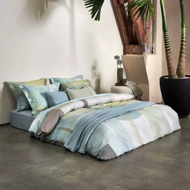 Housse de couette Vandyck "Lush Lagoon Thyme" 240x220cm Housse de couette Vandyck "Lush Lagoon Thyme" 240x220cm