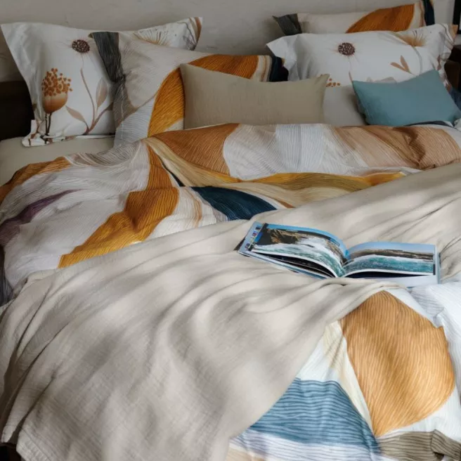 Housse de couette Vandyck "Golden Flow" 240x220 cm