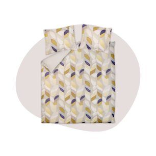 Housse de couette Vandyck "Leafcode" 240x220 cm