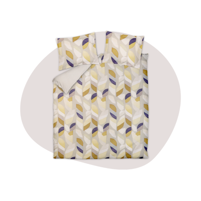 Housse de couette Vandyck "Leafcode" 240x220 cm