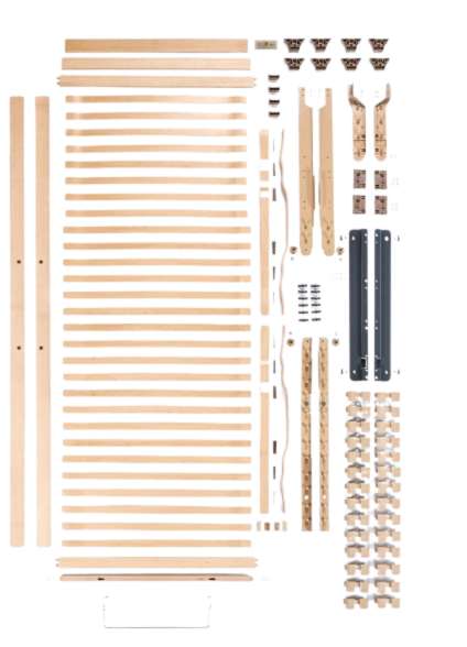 Détails pièces sommier ROWA